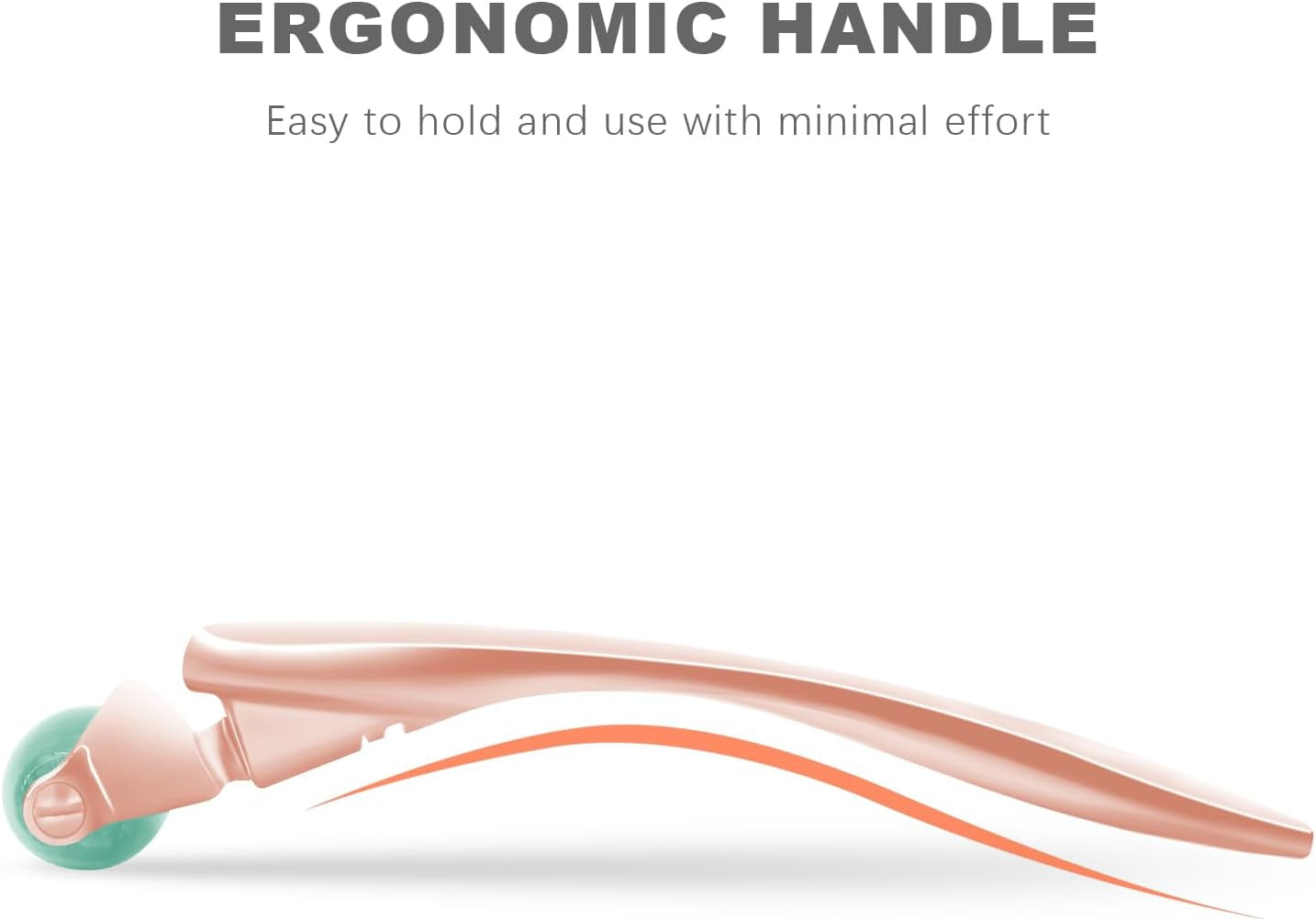 Jade Face Roller with 3 Interchangeable Heads, Facial Tools Face Rollers for Women, Face Massage Skin Care Beauty Tools (Green+Rose)