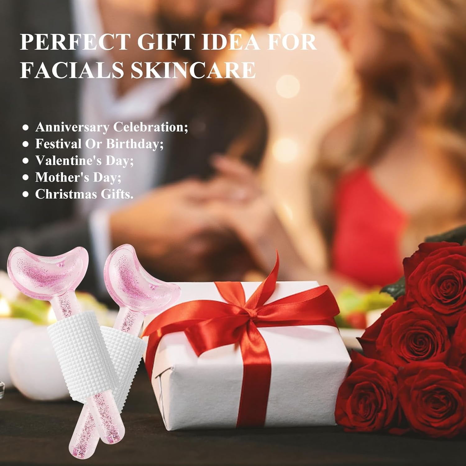 Ice Globes for Facials, 2PCS Ice Globes, Facial Globes, Face Globes, Cooling Globes, Facial Massager Tools for Face Neck & Eyes, Daily Beauty, Tighten Skin, anti Ageing, Reduce Puffy and Wrinkle